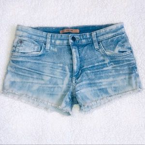 Joe’s Jeans cut off frayed hem denim jean shorts
